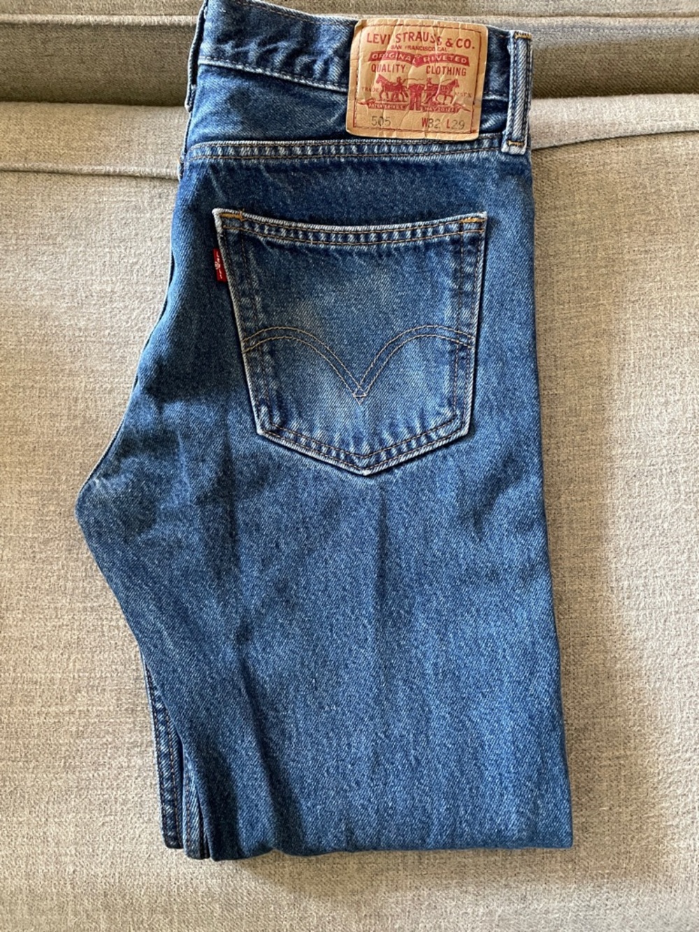 Levi's Men's Dark Blue Straight-Leg Jeans